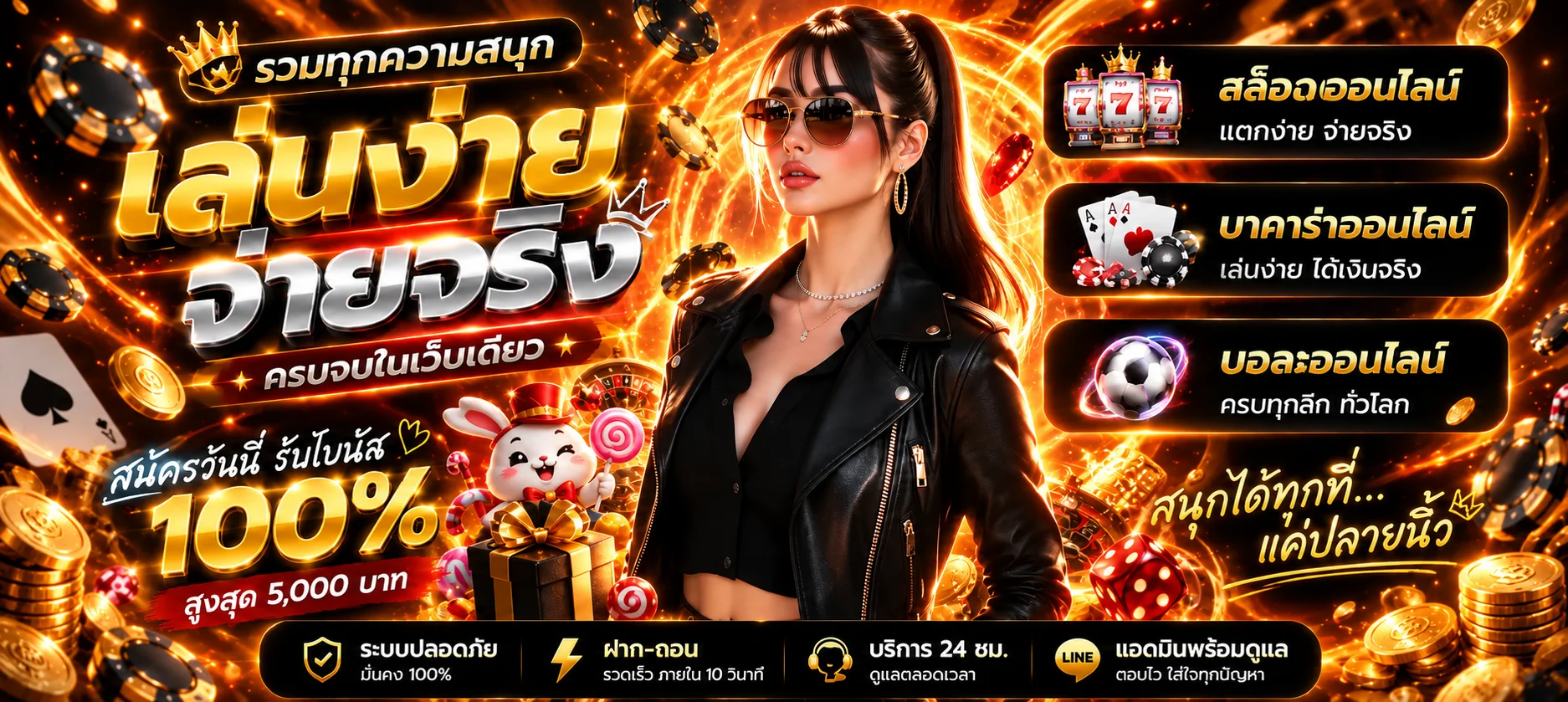 WONDER99 เว็บรวมสล็อต บาคาร่า กีฬา ทางเข้าใช้งานปลอดภัย